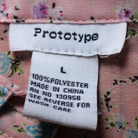 Prototype Sheer Button Down & Tie Shirt - Picture 3 of 7